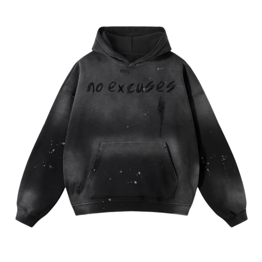 No. Excuses. Fuzzy Hoodie